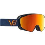 Black Crevice Skibrille – Schladming – Doppelscheibe, Anti-Fog-Beschichtung, UV400 Schutz (Navy/orange/orange, M (Kopfumfang 55-58 cm))…