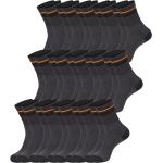Schwarze Herrensocken & Herrenstrümpfe aus Polyamid Größe 50 15-teilig 