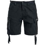 Black Premium by EMP Damen Schwarze Cargo-Shorts 30