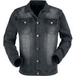 Black Premium by EMP Jeansjacke - dunkelgraue Jacke mit Brusttaschen und Knopfleiste - S bis XXL - für Männer - Größe XXL - dunkelgrau