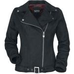 Black Premium by EMP Kunstlederjacke - Faux suede leather jacket - XS bis XXL - für Damen - Größe XL - schwarz