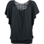 Schwarze Black Premium by EMP T-Shirts aus Spitze für Damen Größe 5 XL für Festivals 