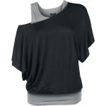 Anthrazitfarbene Black Premium by EMP T-Shirts für Damen Größe XS für Festivals 