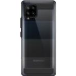 Schwarze Black Rock Samsung Galaxy A42 5G Cases durchsichtig 