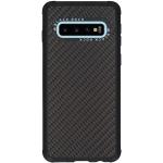 Anthrazitfarbene Black Rock Samsung Galaxy S10 Cases mit Bildern aus Leder 