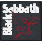 Black Sabbath Patch - Creature - schwarz/weiß/rot - Lizenziertes Merchandise