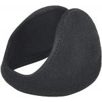 Black Wraparound Ear Muffs Earmuffs Warmers Standard Thickness by 7X Collection