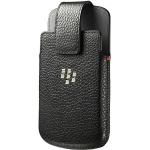 Schwarze Blackberry BlackBerry Q10 Hüllen aus Leder 