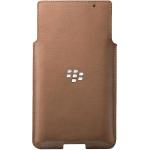Braune Blackberry BlackBerry Hüllen aus Glattleder 