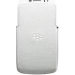 Weiße Blackberry BlackBerry Z30 Hüllen aus Glattleder 