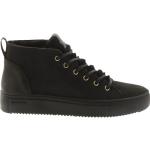 Reduzierte Schwarze Blackstone High Top Sneaker & Sneaker Boots mit Schnürsenkel aus Nubukleder für Damen Größe 37 für den für den Herbst 