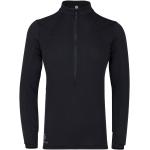 Schwarze Unifarbene Black Yak Rundhals-Ausschnitt Rundhals-Pullover aus Fleece für Herren Größe XXL 