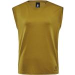 Gelbe Elegante Black Yak Rundhals-Ausschnitt T-Shirts für Damen Größe XL 