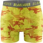 Neongelbe Unifarbene Blakläder Boxershorts aus Jersey Größe M 2-teilig 