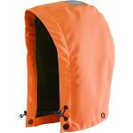 Orange Wasserdichte Winddichte Atmungsaktive Blakläder Kapuzenmäntel aus Polyester mit Reflektoren für Damen Größe XXL 