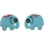 Blaue Elefanten Ohrringe für Mädchen 