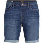 Blaue Jack & Jones Jeans-Bermudas aus Denim für Herren für den für den Sommer 