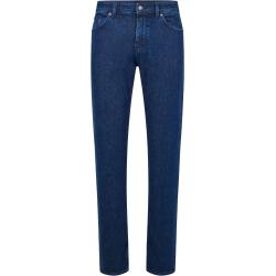 Blaue Regular-Fit Jeans aus komfortablem Stretch-Denim