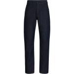 Dunkelblaue Loose Fit HUGO BOSS BOSS Wide Leg Jeans & Relaxed Fit Jeans aus Baumwolle für Herren Weite 30, Länge 36 