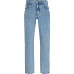 Blaue Loose Fit HUGO BOSS BOSS Wide Leg Jeans & Relaxed Fit Jeans aus Baumwolle für Herren Weite 29, Länge 30 