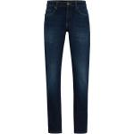Dunkelblaue HUGO BOSS BOSS Slim Fit Jeans aus Baumwolle für Herren Weite 30, Länge 30 