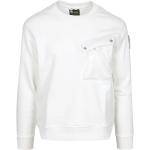 Weiße BLAUER Herrensweatshirts mit Klettverschluss Größe L 