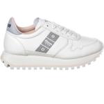 Blauer, Weiße Synthetische Sneakers für Damen White, Damen, Größe: 41 EU