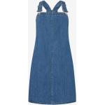 Blaue Pepe Jeans Kleider A-Linie mit Knopf aus Baumwolle für Damen 