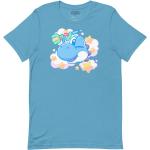 Blaue Super Mario Yoshi T-Shirts für Herren 