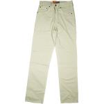 Blaumax Samson Damen Jeans Hose Straight high Comfort Gr. 36 S W28 L32 beige NEU