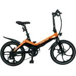Blaupunkt Fiene E-Faltrad Klappfahrrad E-Bike 6-Gang 20 36V/9,6Ah orange schwarz 1B-Ware