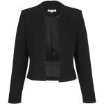 Schwarze Unifarbene Elegante Alba Moda Blusenblazer aus Kunstfaser für Damen Größe XS 