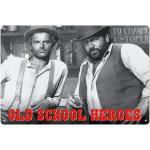 Blechschild Bud Spencer "Old School Heroes"