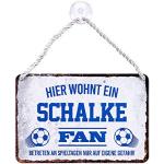 Retro Schalke 04 Blechschilder aus Metall 