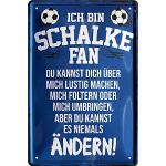 Schalke 04 Blechschilder aus Papier 