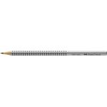 Silberne Faber Castell Grip Bleistifte HB 12-teilig 