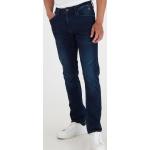 Blaue Unifarbene Blend Slim Fit Jeans aus Denim für Herren Größe M Weite 29, Länge 30 