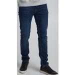 Blaue Unifarbene Blend Slim Fit Jeans aus Denim für Herren Weite 30, Länge 32 