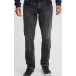 Graue Unifarbene Blend Straight Leg Jeans aus Denim für Herren Weite 29, Länge 30 