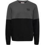 Reduzierte Graue Color Blocking Rundhals-Ausschnitt Herrensweatshirts Größe M 