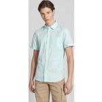 Halblangärmelige Blend Kentkragen Hemden mit Kent-Kragen aus Baumwolle für Herren Größe XL 