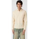 Beige Blend Kentkragen Hemden mit Kent-Kragen aus Baumwollmischung für Herren Größe S 