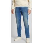 Blaue Blend Slim Fit Jeans aus Baumwollmischung für Herren Weite 32, Länge 32 