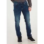 Dunkelblaue Bestickte Blend Twister Slim Fit Jeans mit Nieten aus Baumwolle für Herren 