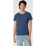 Marineblaue Blend Shirts mit Tasche aus Baumwolle für Herren Größe S 