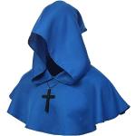 Blaue Mönch-Kostüme aus Baumwollmischung für Herren 