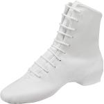 Weiße Bleyer Schuhe in Schmalweite aus Nappaleder Größe 33 mit Absatzhöhe bis 3cm 