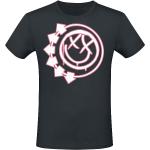 Blink-182 T-Shirt - Harrows Smiley - S bis 3XL - für Männer - Größe L - schwarz - Lizenziertes Merchandise