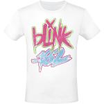Blink-182 T-Shirt - Text - S bis 3XL - für Männer - Größe 3XL - weiß - Lizenziertes Merchandise