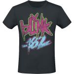 Blink-182 T-Shirt - Text - S bis 3XL - für Männer - Größe L - schwarz - Lizenziertes Merchandise